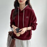 裏起毛 パーカー バイカラーフード付き | COCOMOMO | 詳細画像21 