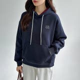 裏起毛 パーカー バイカラーフード付き | COCOMOMO | 詳細画像3 