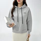 裏起毛 パーカー バイカラーフード付き | COCOMOMO | 詳細画像8 