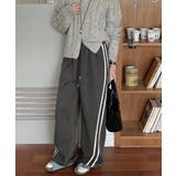 裏起毛 トラックパンツ ラインパンツ | COCOMOMO | 詳細画像18 