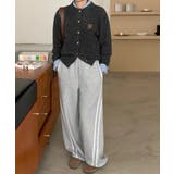 裏起毛 トラックパンツ ラインパンツ | COCOMOMO | 詳細画像2 