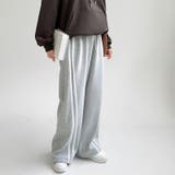 裏起毛 トラックパンツ ラインパンツ | COCOMOMO | 詳細画像12 