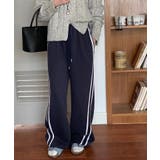 裏起毛 トラックパンツ ラインパンツ | COCOMOMO | 詳細画像8 