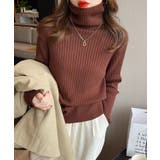 やわらかリブタートルネック タートルネック リブニット | COCOMOMO | 詳細画像21