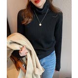 やわらかリブタートルネック タートルネック リブニット | COCOMOMO | 詳細画像22