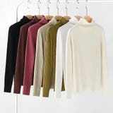 やわらかリブタートルネック タートルネック リブニット | COCOMOMO | 詳細画像23