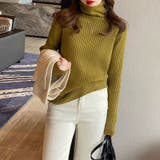 やわらかリブタートルネック タートルネック リブニット | COCOMOMO | 詳細画像17