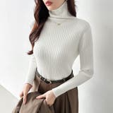 やわらかリブタートルネック タートルネック リブニット | COCOMOMO | 詳細画像6