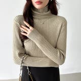 やわらかリブタートルネック タートルネック リブニット | COCOMOMO | 詳細画像8