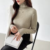 やわらかリブタートルネック タートルネック リブニット | COCOMOMO | 詳細画像9