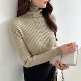 やわらかリブタートルネック タートルネック リブニット | COCOMOMO | 詳細画像12