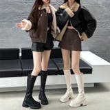 ロングブーツ 厚底 ジョッキーブーツ | COCOMOMO | 詳細画像10 