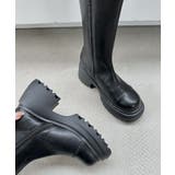 ロングブーツ 厚底 ジョッキーブーツ | COCOMOMO | 詳細画像14 