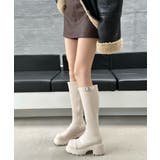 ロングブーツ 厚底 ジョッキーブーツ | COCOMOMO | 詳細画像6 