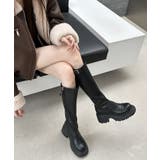 ロングブーツ 厚底 ジョッキーブーツ | COCOMOMO | 詳細画像7 