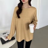 もっちり柔らかルーズニット ボートネックニット オフィスカジュアル | COCOMOMO | 詳細画像30 