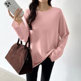 もっちり柔らかルーズニット ボートネックニット オフィスカジュアル | COCOMOMO | 詳細画像32 