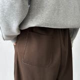 裏起毛 カーブパンツ ゆったりワイドパンツ | COCOMOMO | 詳細画像9