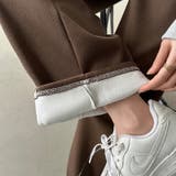裏起毛 カーブパンツ ゆったりワイドパンツ | COCOMOMO | 詳細画像10