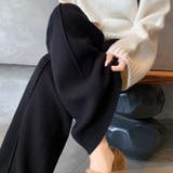 ワイドパンツ ニットパンツ ゆったりストレートパンツ | COCOMOMO | 詳細画像20 