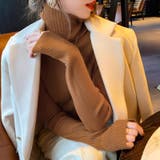 リブニット タートルネック ストレッチニット | COCOMOMO | 詳細画像29