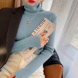 リブニット タートルネック ストレッチニット | COCOMOMO | 詳細画像31