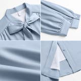 裏起毛 ボウタイブラウス リボンブラウス | COCOMOMO | 詳細画像12 