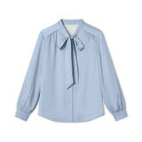 裏起毛 ボウタイブラウス リボンブラウス | COCOMOMO | 詳細画像16 