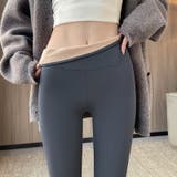 裏起毛 フレアパンツ 裏起毛フレアレギンス | COCOMOMO | 詳細画像2 