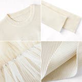 チュールドッキングニット ビスチェ風 リブニット | COCOMOMO | 詳細画像21