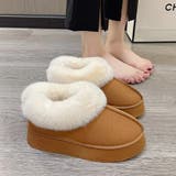 ムートンブーツ 厚底 ショートブーツ | COCOMOMO | 詳細画像3 