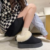 ムートンブーツ 厚底 ショートブーツ | COCOMOMO | 詳細画像7 
