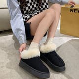 ムートンブーツ 厚底 ショートブーツ | COCOMOMO | 詳細画像8 