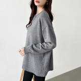 ニット きれいめロングニット ヤク風ハイゲージニット | COCOMOMO | 詳細画像16 