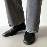 裏起毛 デニムパンツ セミワイドストレートパンツ | COCOMOMO | 詳細画像21 