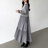 ベスト付きワンピース プリーツワンピース ロングワンピース | COCOMOMO | 詳細画像27