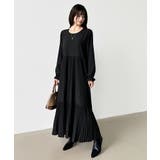 ベスト付きワンピース プリーツワンピース ロングワンピース | COCOMOMO | 詳細画像70