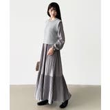 ベスト付きワンピース プリーツワンピース ロングワンピース | COCOMOMO | 詳細画像63