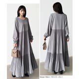 ベスト付きワンピース プリーツワンピース ロングワンピース | COCOMOMO | 詳細画像65