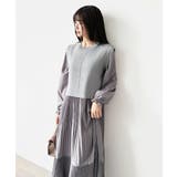 ベスト付きワンピース プリーツワンピース ロングワンピース | COCOMOMO | 詳細画像66