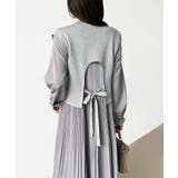 ベスト付きワンピース プリーツワンピース ロングワンピース | COCOMOMO | 詳細画像67