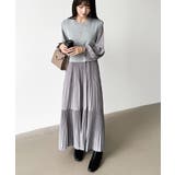 ベスト付きワンピース プリーツワンピース ロングワンピース | COCOMOMO | 詳細画像68