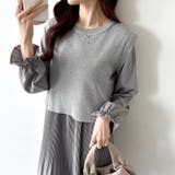 ベスト付きワンピース プリーツワンピース ロングワンピース | COCOMOMO | 詳細画像29