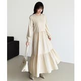 ベスト付きワンピース プリーツワンピース ロングワンピース | COCOMOMO | 詳細画像59