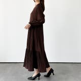 ベスト付きワンピース プリーツワンピース ロングワンピース | COCOMOMO | 詳細画像82