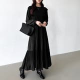 ベスト付きワンピース プリーツワンピース ロングワンピース | COCOMOMO | 詳細画像23