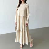 ベスト付きワンピース プリーツワンピース ロングワンピース | COCOMOMO | 詳細画像10