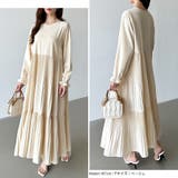 ベスト付きワンピース プリーツワンピース ロングワンピース | COCOMOMO | 詳細画像13