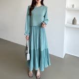 ベスト付きワンピース プリーツワンピース ロングワンピース | COCOMOMO | 詳細画像42