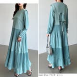 ベスト付きワンピース プリーツワンピース ロングワンピース | COCOMOMO | 詳細画像45